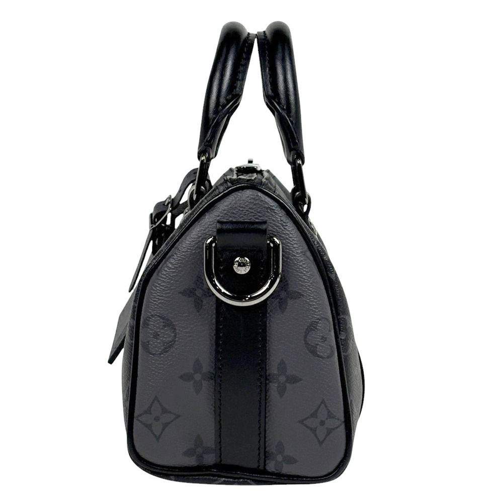 Louis Vuitton Noir Shoulder Tote Bandouliere Handbag Black Keepall Eclipse Bag